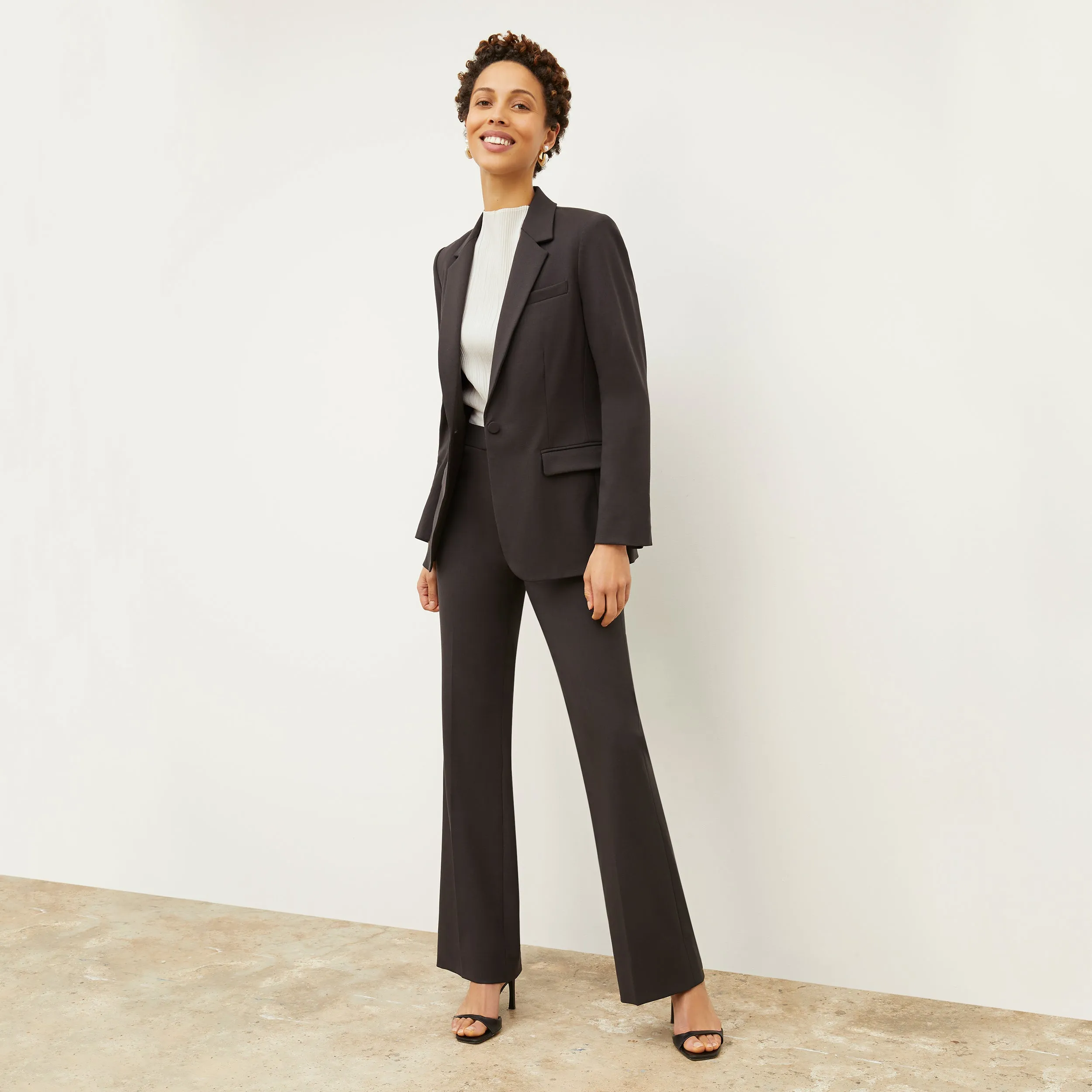 Yiyan Blazer - Wool Twill :: Haze