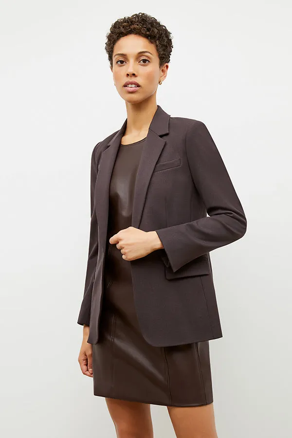 Yiyan Blazer - Wool Twill :: Haze