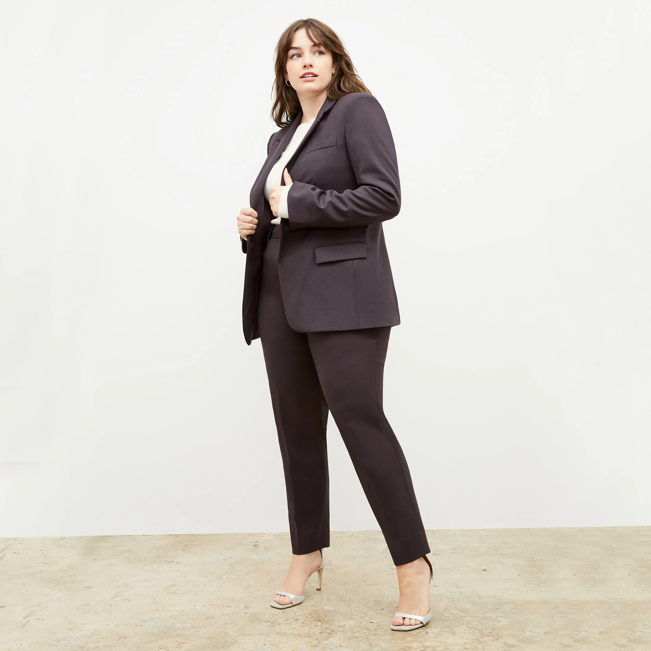 Yiyan Blazer - Wool Twill :: Haze